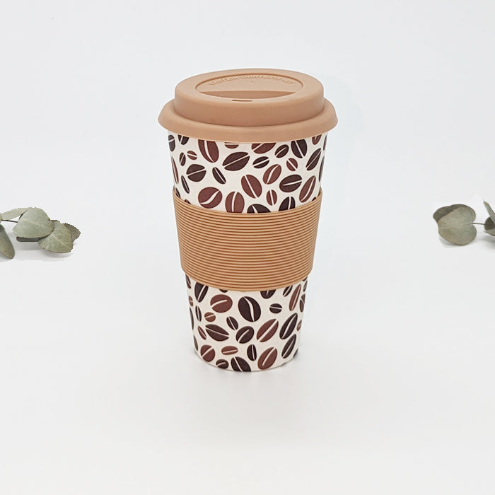 400ml Reusable Bamboo Travel Coffee Mug