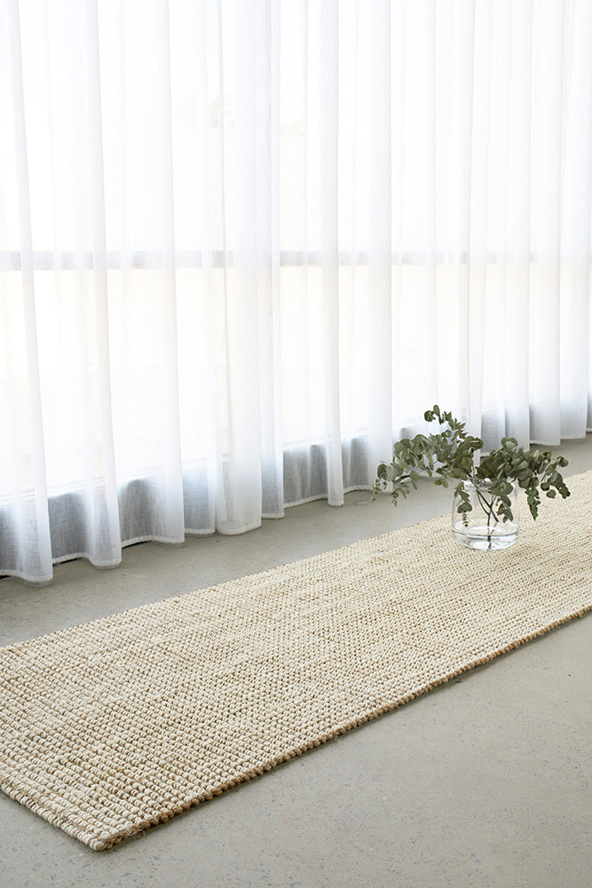 Terra Marlo White Runner Rug