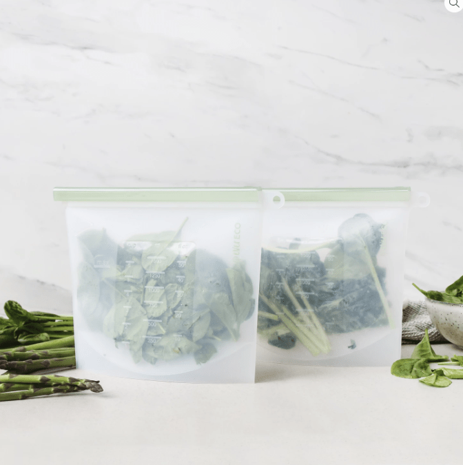 Reusable Silicone Food Pouches 1.5L - 2 pack