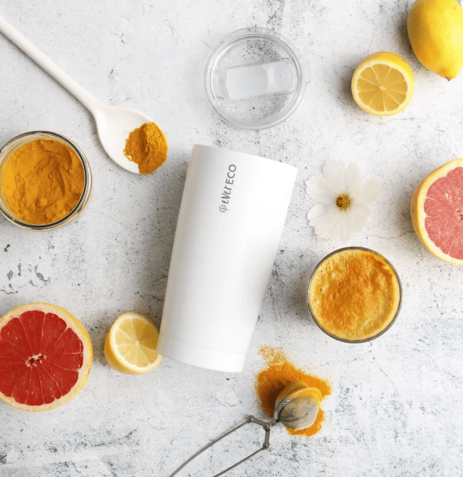 Insulated Stainless Steel Smoothie Tumbler 592ml - White