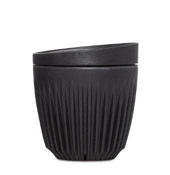 6oz/177ml Reusable Huskee Coffee Cup - Charcoal