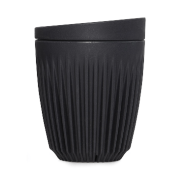 8oz/236ml Reusable Huskee Coffee Cup - Charcoal