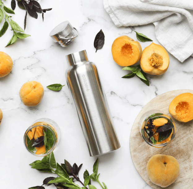 750ml Insulated Stainless Steel Water Bottle - Brushed Steel