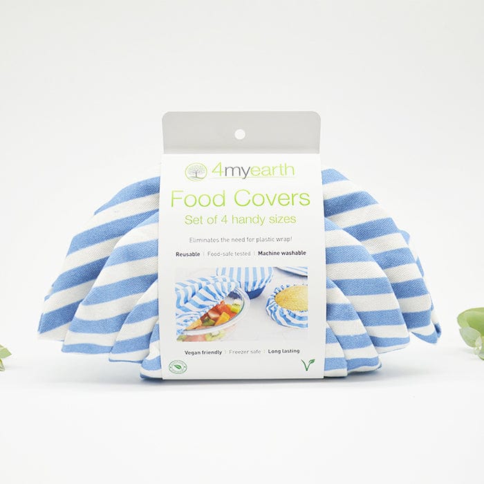 Retro Cotton Canvas Bowl Covers - Set of 4