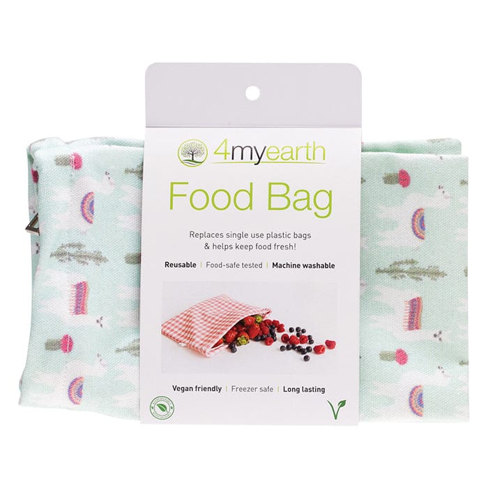 Reusable Food Bag - Llama Design