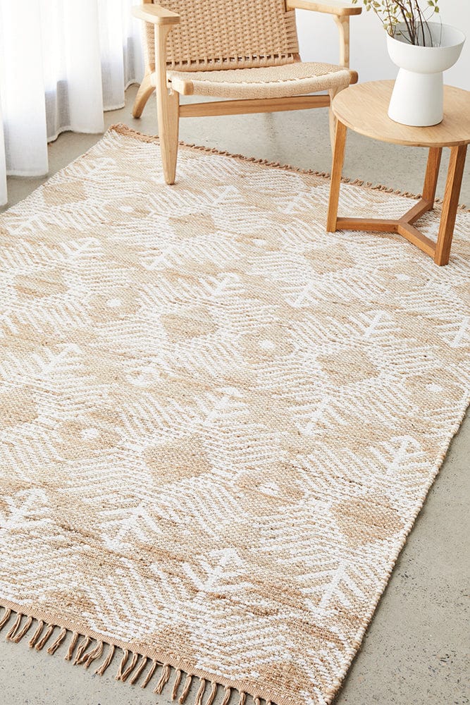 Zen Rosa Natural Rug