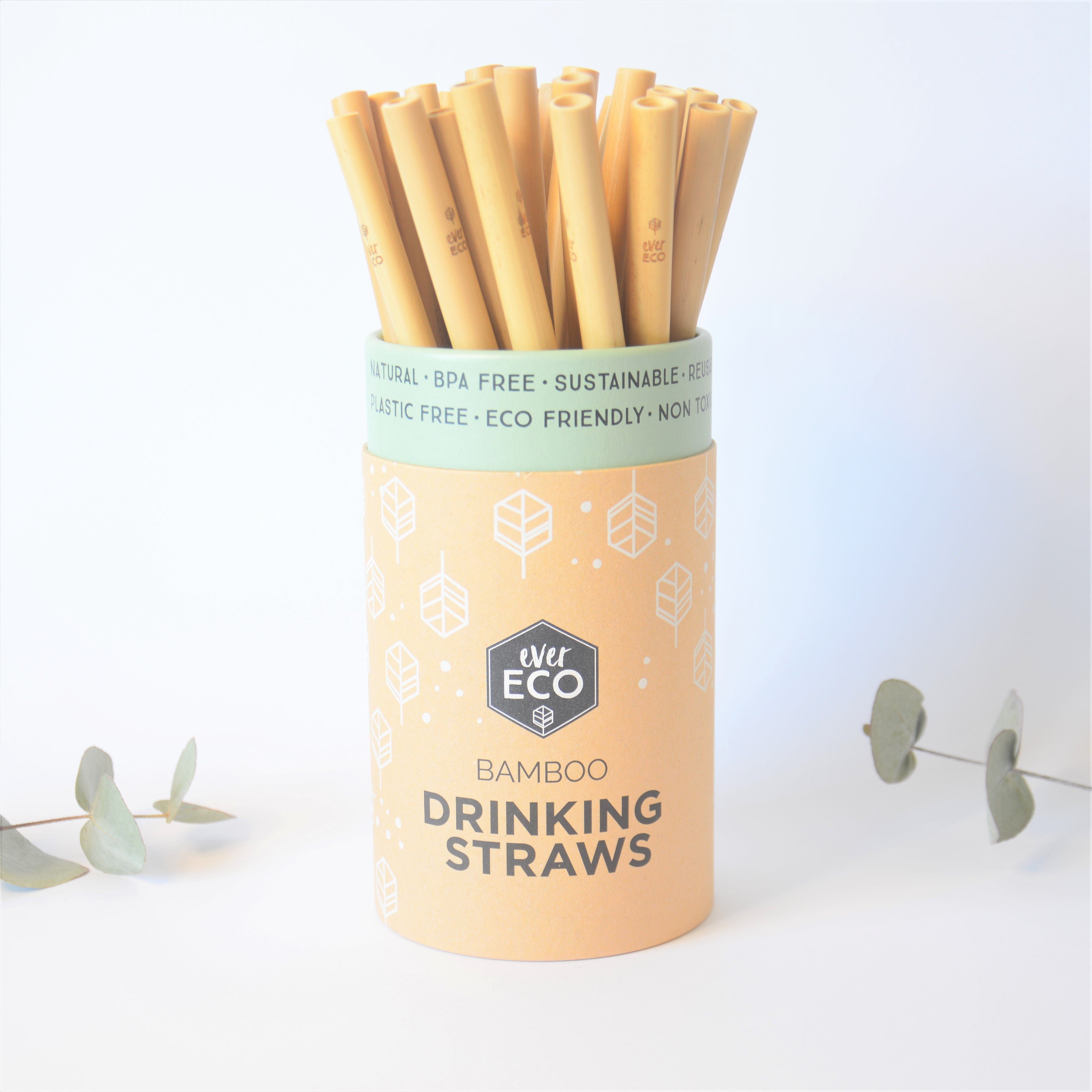 Reusable Bamboo Straight Straw - Individual