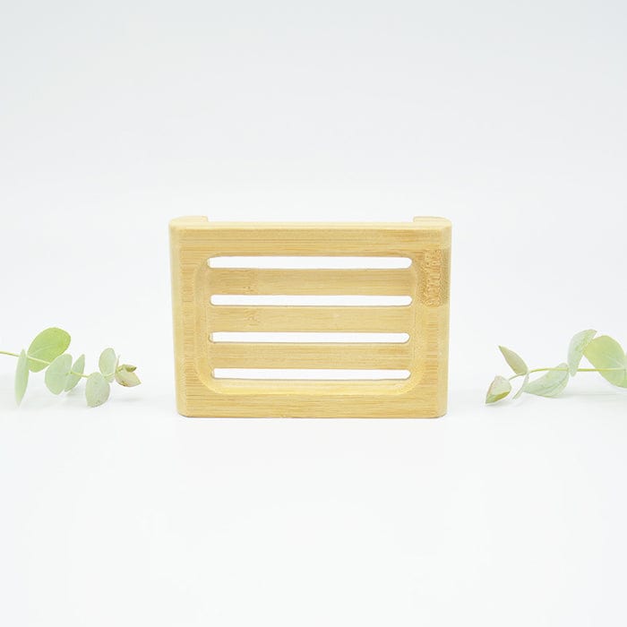 Natural Bamboo Soap Dish - Rectangular