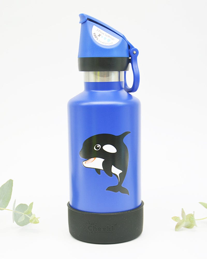400ml Insulated Kids Reusable Water Bottle - Orca