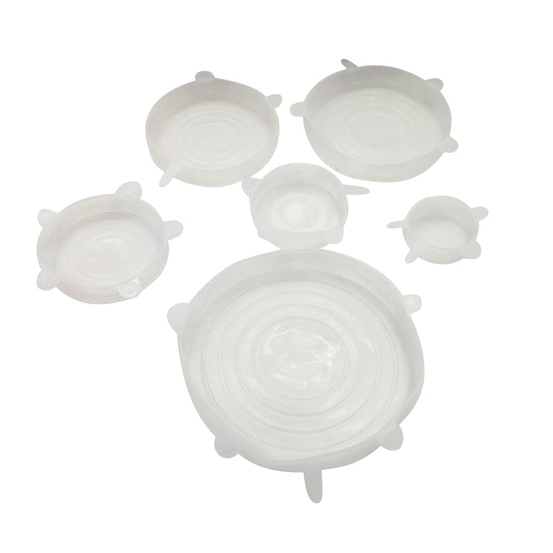 Silicone Stretch Food Cover Lids - 6 pack