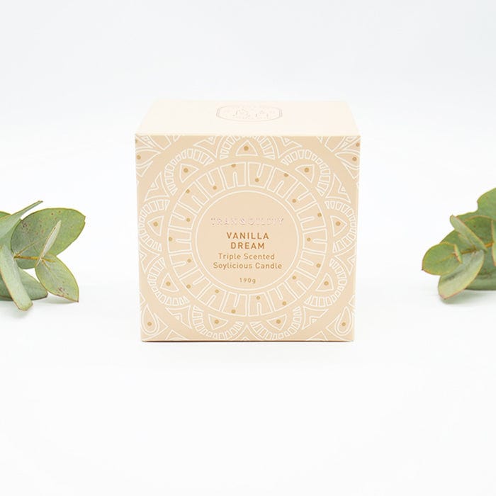 Natural Soy Candle Tranquillity - Vanilla Dream 190g