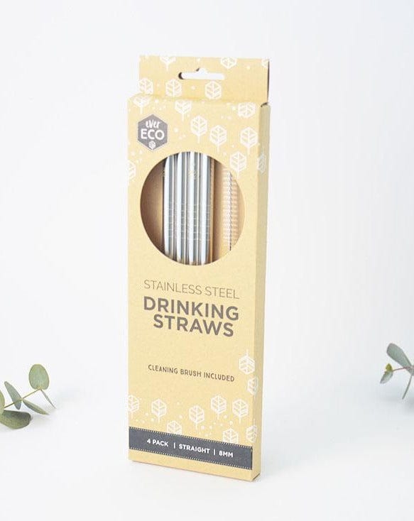 Reusable Stainless Steel Straws 4 pack