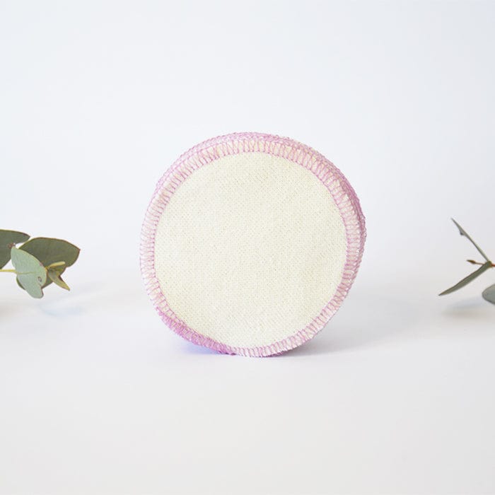 Reusable Makeup Remover Pads Hemp & Organic Cotton - 10 pack Lavender
