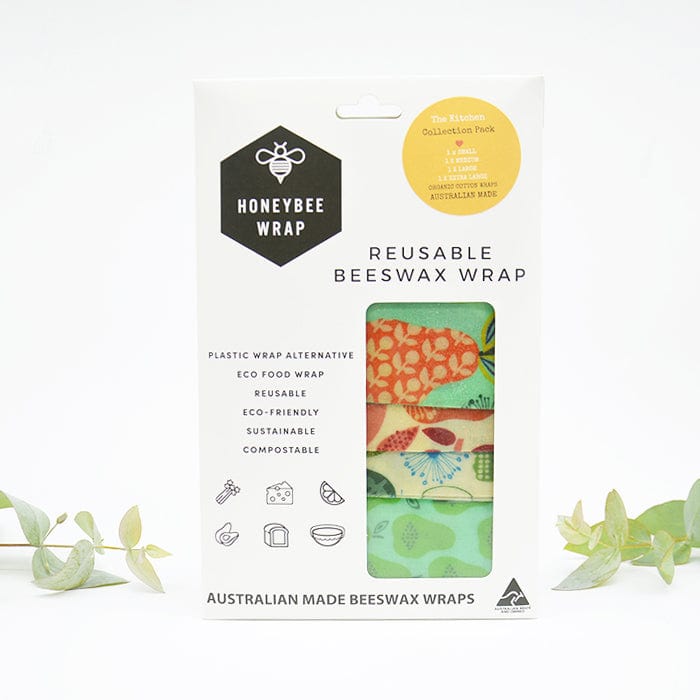 Reusable Beeswax Wraps - Kitchen Collection 4 Pack