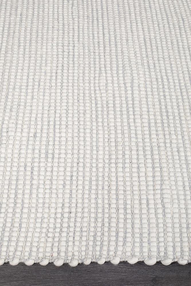 Premium Stunning Soft Wool Grey Rug