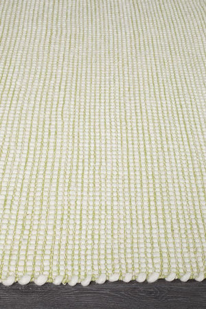 Premium Stunning Soft Wool Pistachio Rug