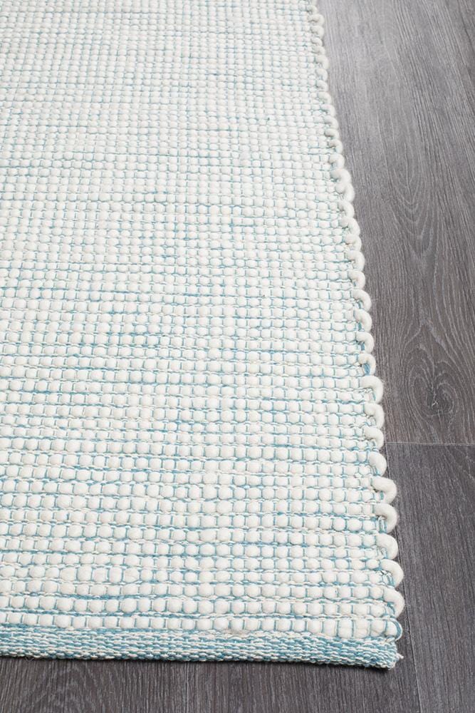 Premium Stunning Soft Wool Turquoise Rug