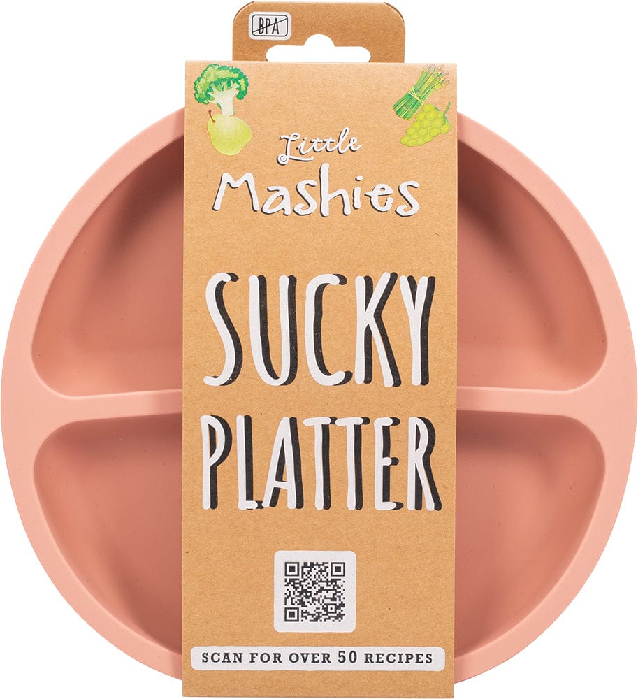Little Mashies Baby Suction Plate - Blush Pink