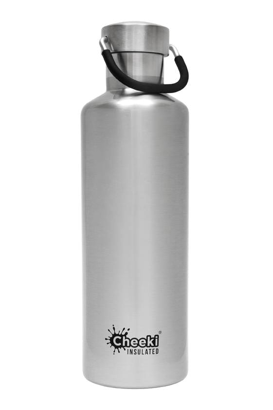 600ml Classic Insulated Water Bottle - Silver