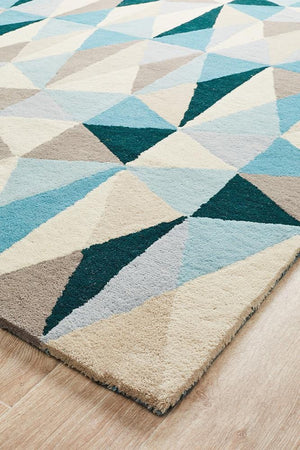 Atic Pure Wool 901 Turquoise Rug