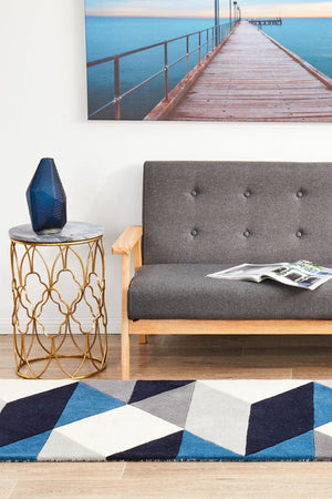 Atic Pure Wool 904 Steel Runner Rug Rug