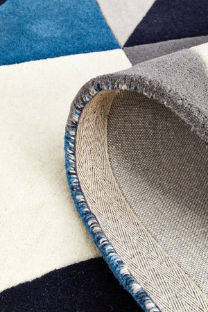 Atic Pure Wool 904 Steel Runner Rug Rug