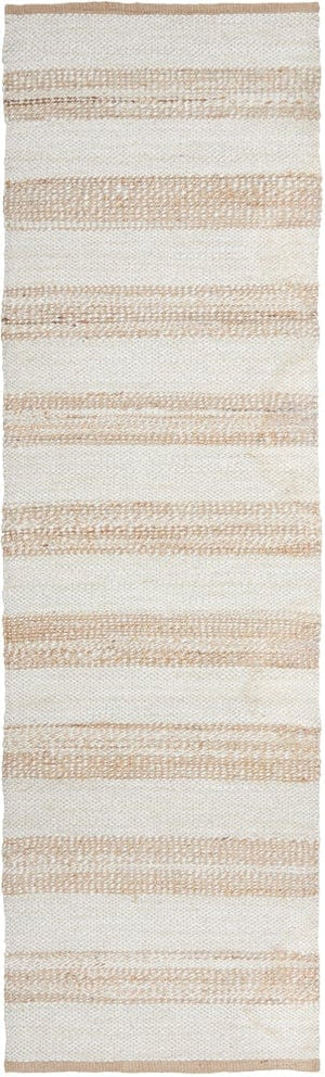 Byron 555 Natural White Runner Rug