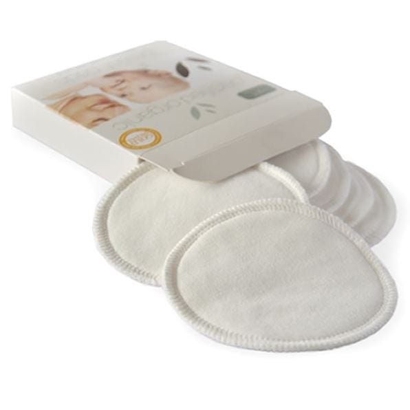 Organic Cotton Washable Breast Pads - 6 Pack Light & Discreet