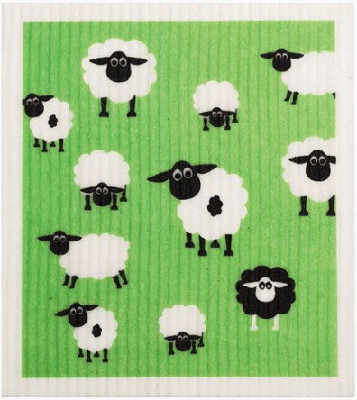 Biodegradable Sponge Cleaning Cloth - Sheep