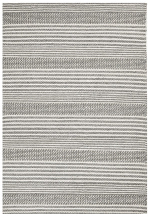 Navia Flat Weave Silver Wool Rug