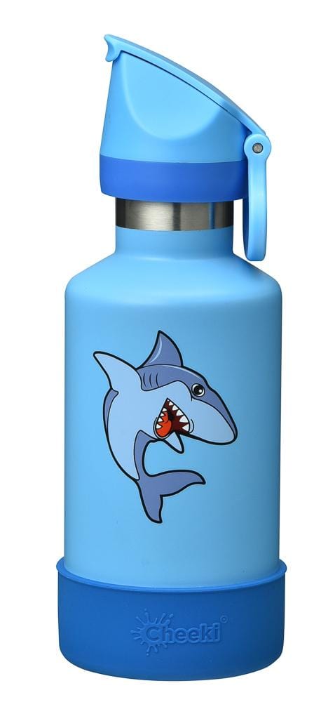 400ml Insulated Kids Reusable Water Bottle - Shark