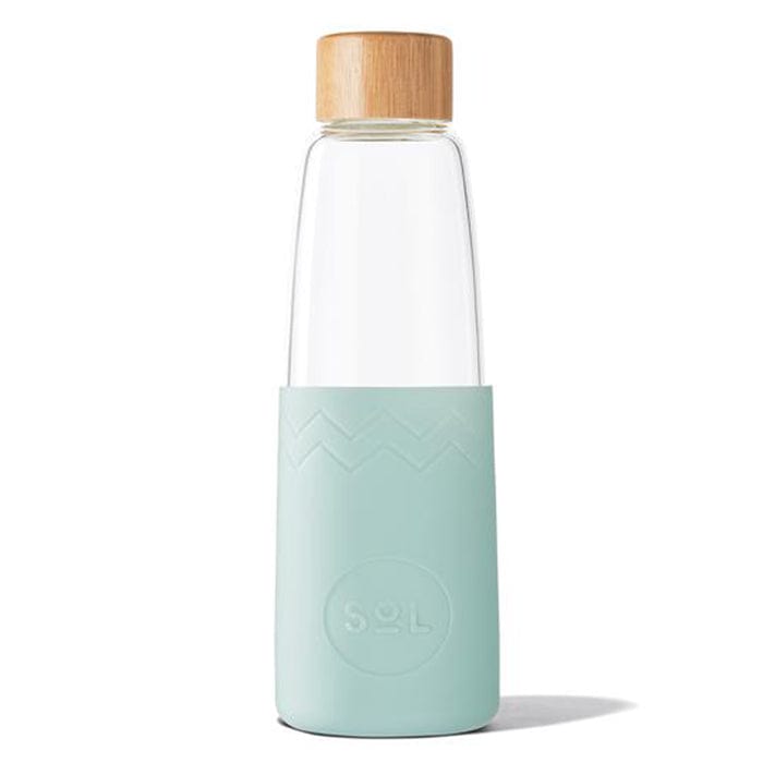 Sol Glass Bottle - Cool Cyan 850ml
