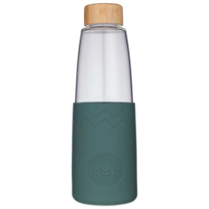 Sol Glass Bottle - Deep Sea Green 850ml