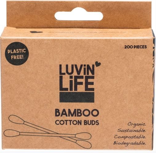 Compostable Bamboo Cotton Buds - 200 pack