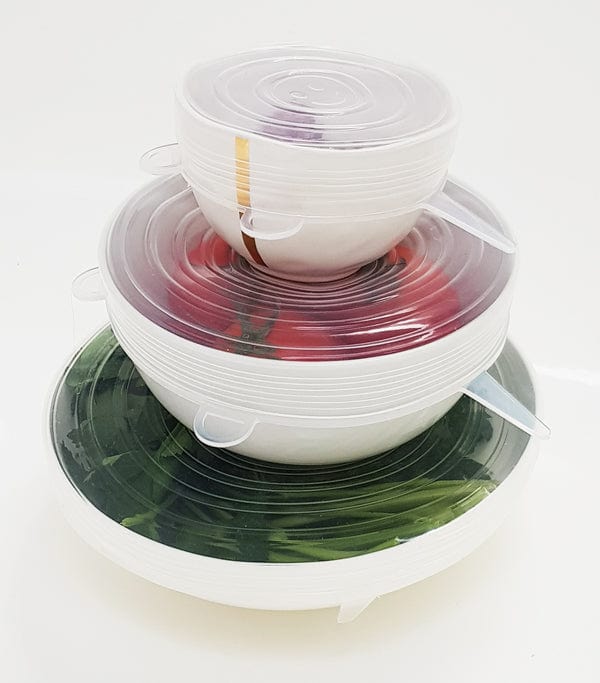 Silicone Stretch Food Cover Lids - 6 pack