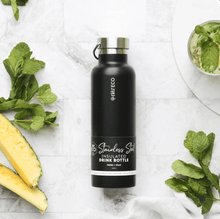 750ml Insulated Stainless Steel Water Bottle - Onyx Black