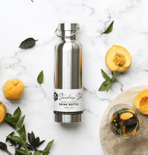 750ml Insulated Stainless Steel Water Bottle - Brushed Steel