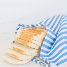 Reusable Bread Bag - Denim Stripe