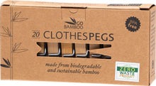 Biodegradable Sustainable Bamboo Pegs 20 pack