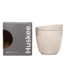 6oz/177ml Reusable Huskee Coffee Cup - Natural