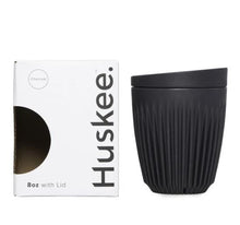 8oz/236ml Reusable Huskee Coffee Cup - Charcoal