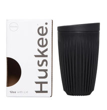 12oz/354ml Reusable Huskee Coffee Cup - Charcoal