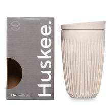 12oz/354ml Reusable Huskee Coffee Cup - Natural