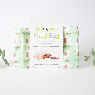 Reusable Food Bag - Llama Design