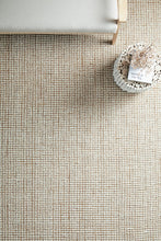 Natural Wool and Jute Rug Top View