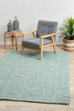 Eco Barker Blue Natural Jute Rug