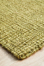 Eco Barker Green Natural Jute Rug