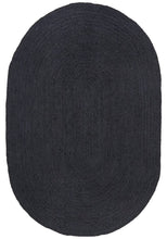 Agonda Black Oval Rug