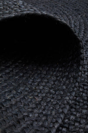 Vivi Black Oval Rug