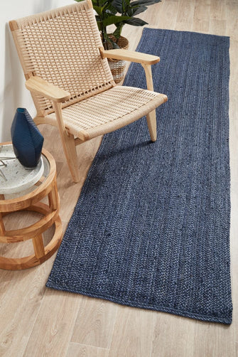 Agonda Navy Runner Rug